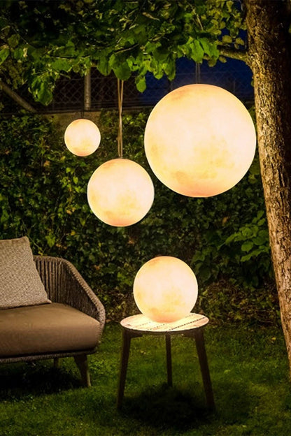 Outdoor Moon Pendant Lamp - view 3 | everlamps
