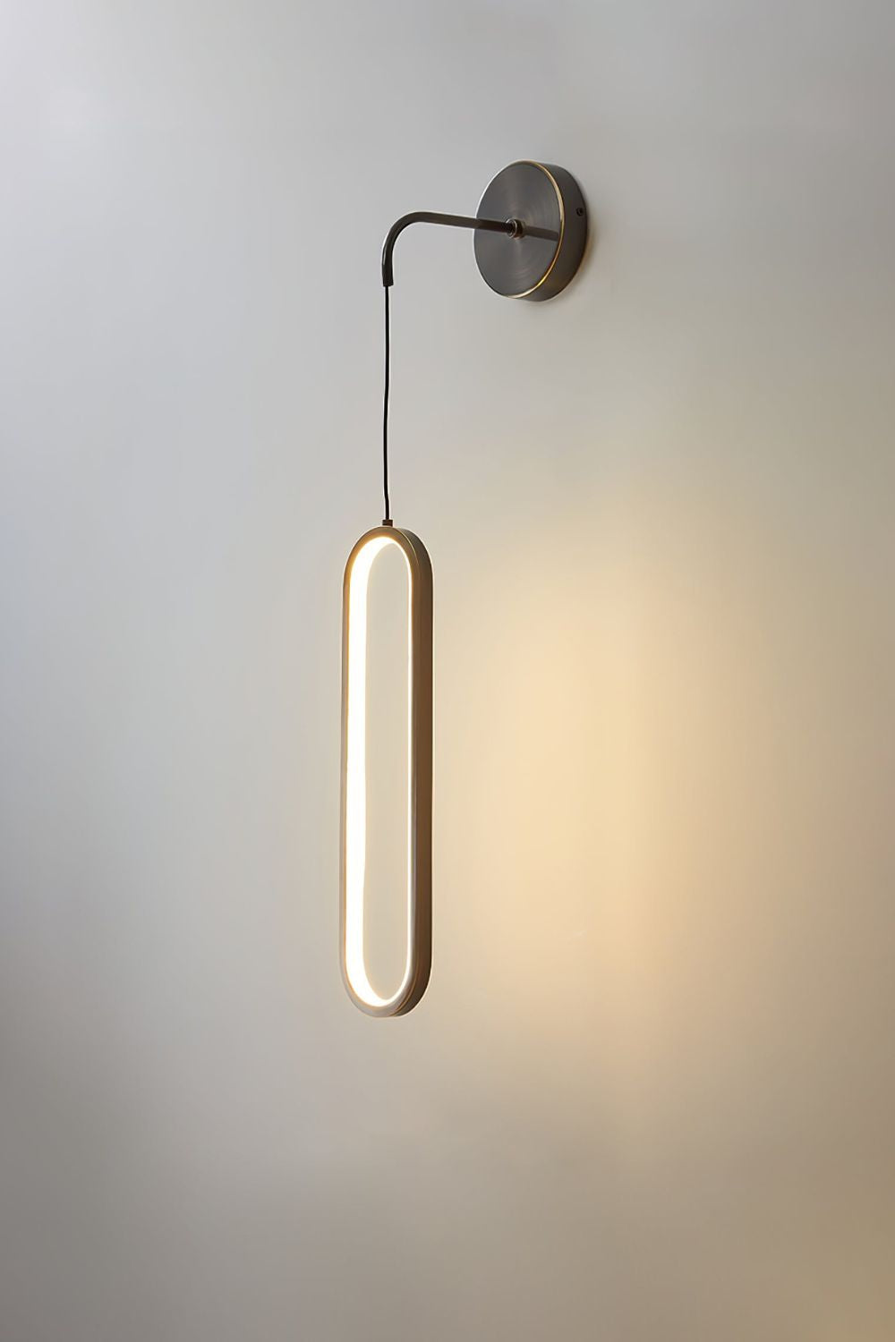 Oval LED Brass Wall Lamp - everlamps