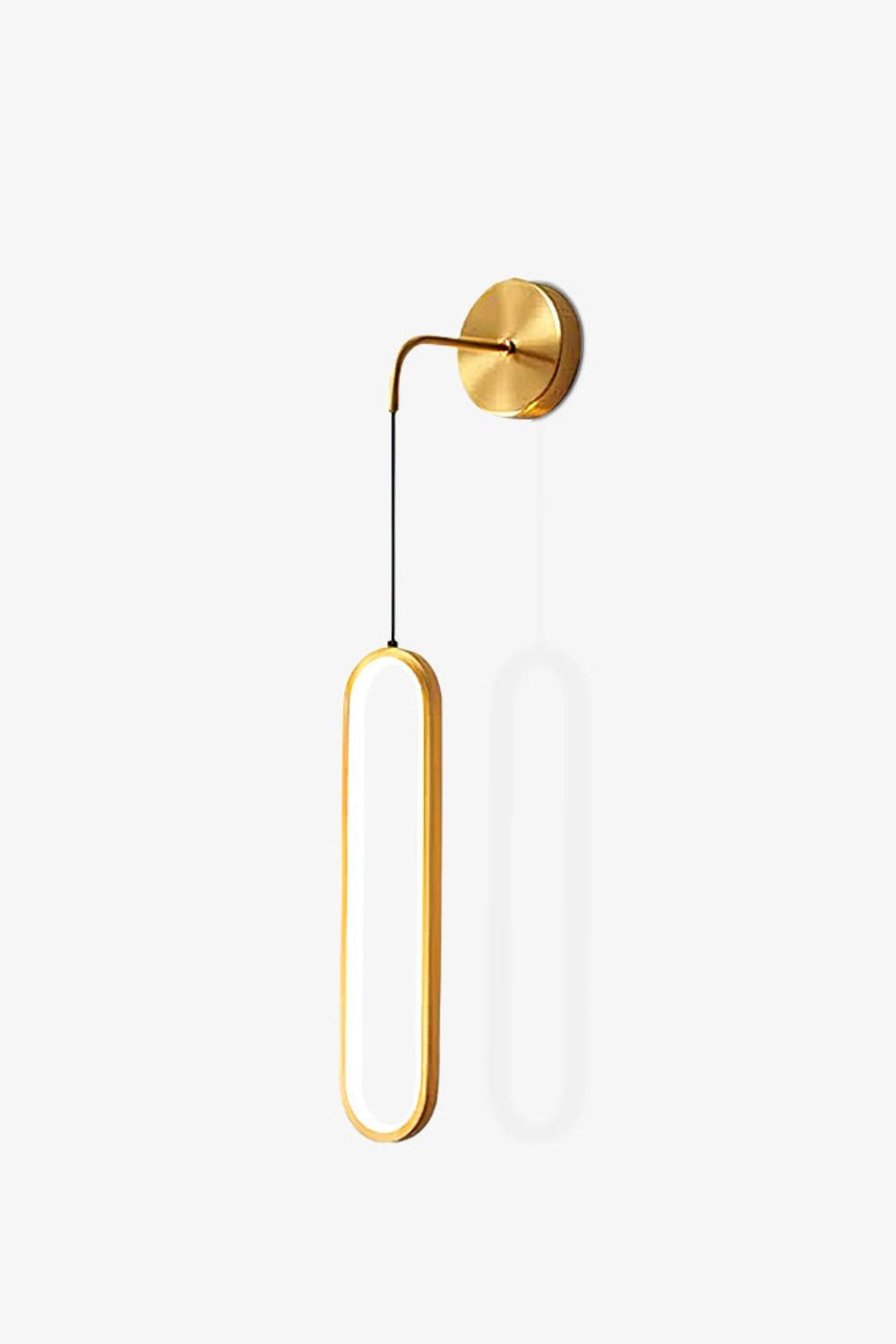Oval LED Brass Wall Lamp - everlamps