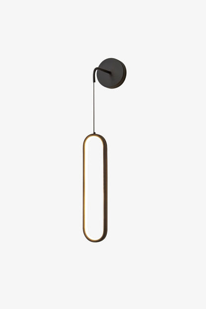 Oval LED Brass Wall Lamp - everlamps