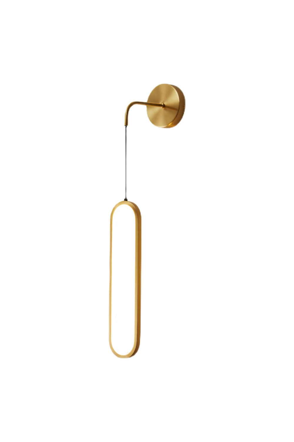 Oval LED Brass Wall Lamp - everlamps