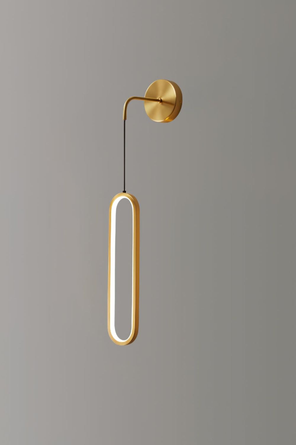 Oval LED Brass Wall Lamp - everlamps
