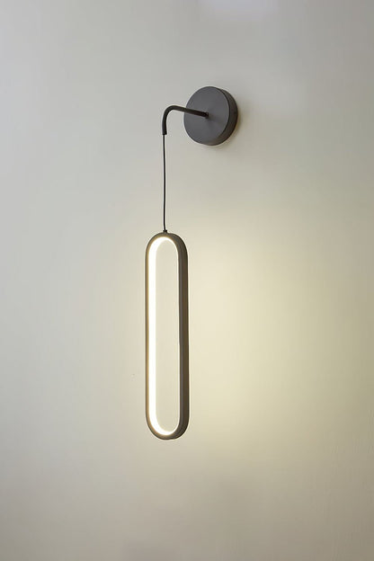 Oval LED Brass Wall Lamp - everlamps