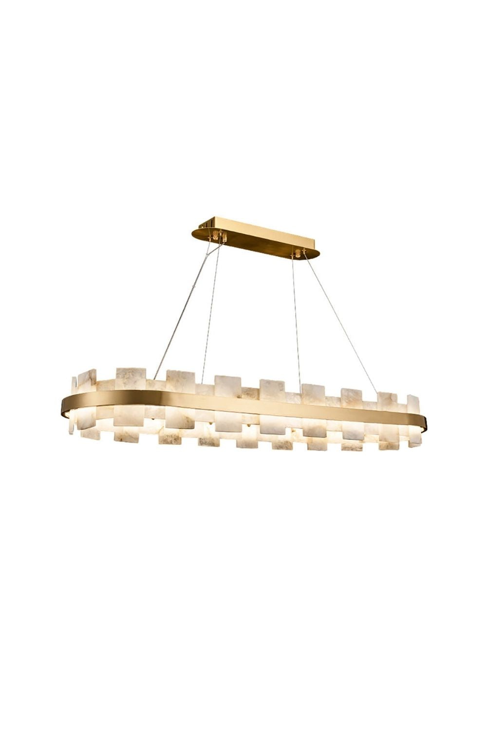 Oval Anita Alabaster Chandelier | everlamps