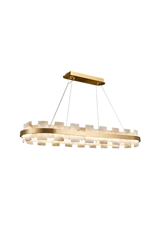 Oval Anita Alabaster Chandelier | everlamps