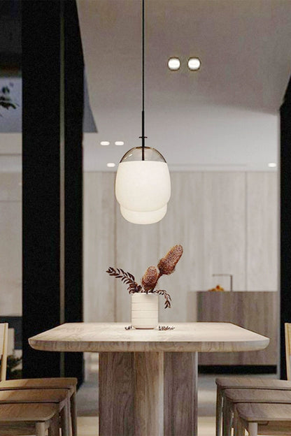 Oval Crystal Pendant Light - view 5 | everlamps