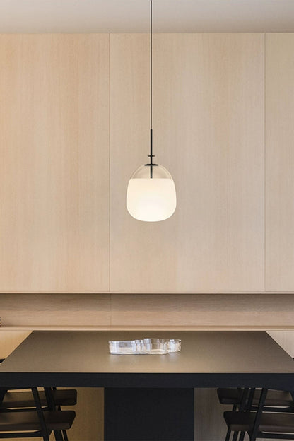Oval Crystal Pendant Light - view 2 | everlamps