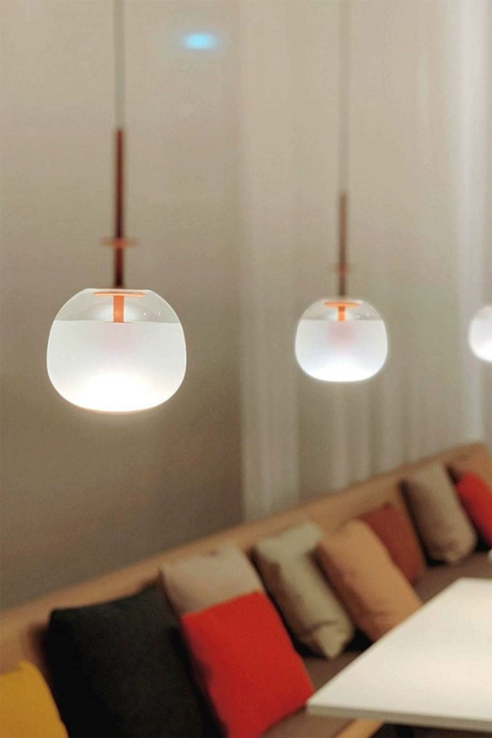 Oval Crystal Pendant Light - view 4 | everlamps