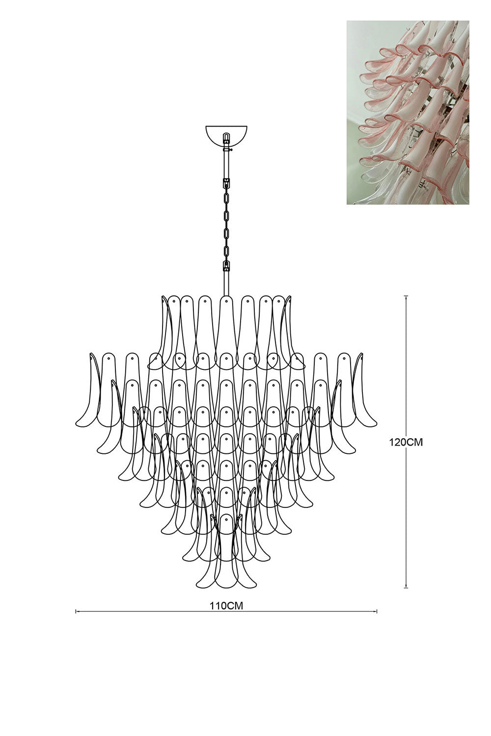 Art Petals Chandelier