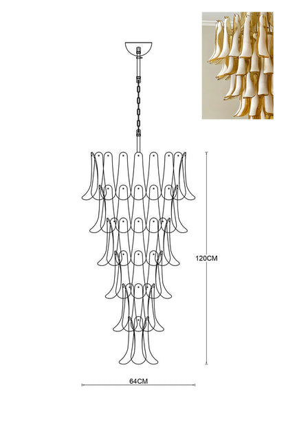 Art Petals Chandelier