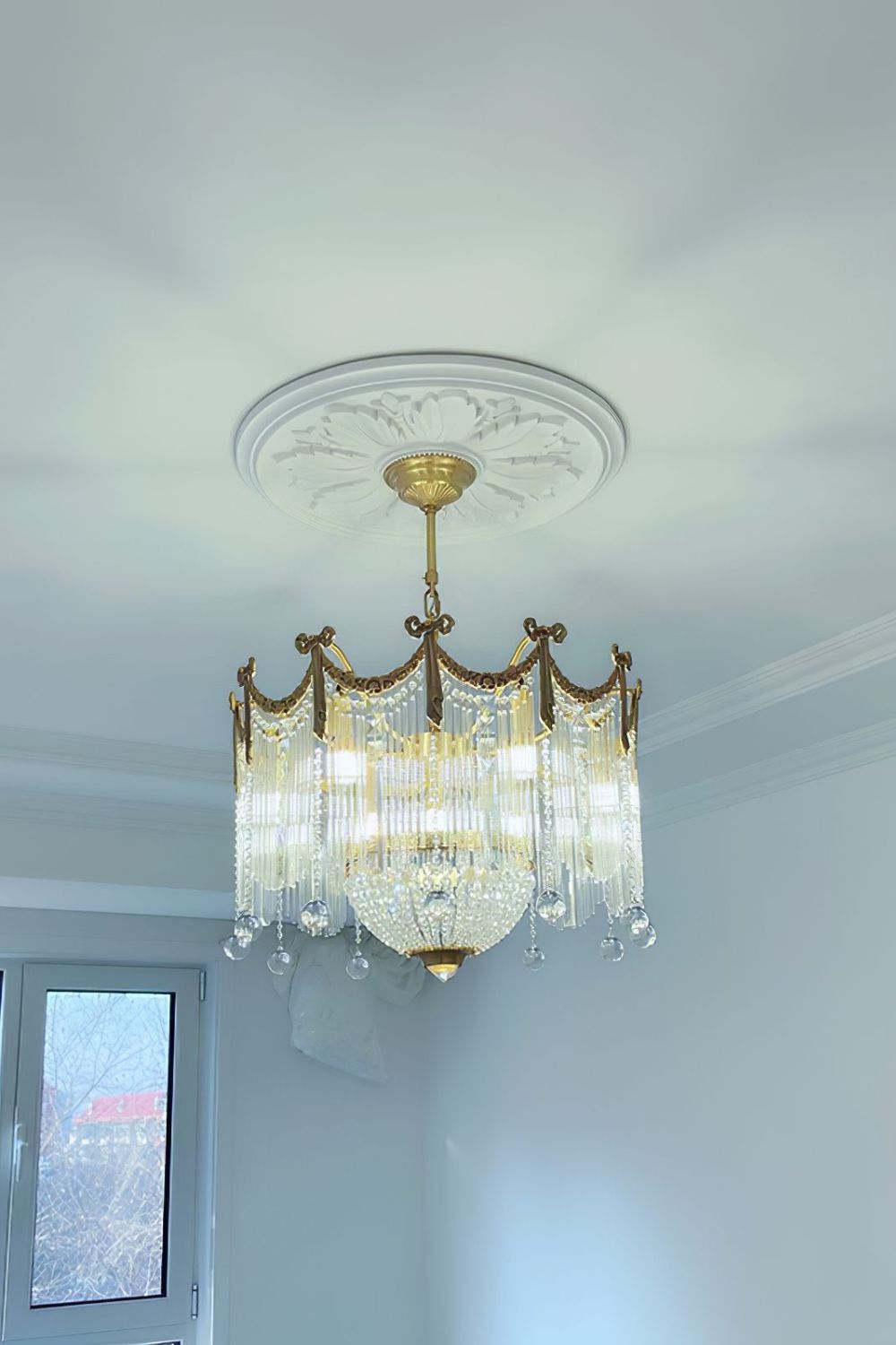 Palace Water Drop Chandelier - everlamps