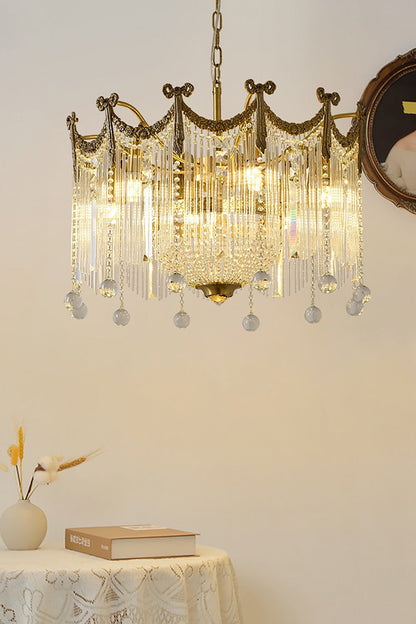 Palace Water Drop Chandelier - everlamps