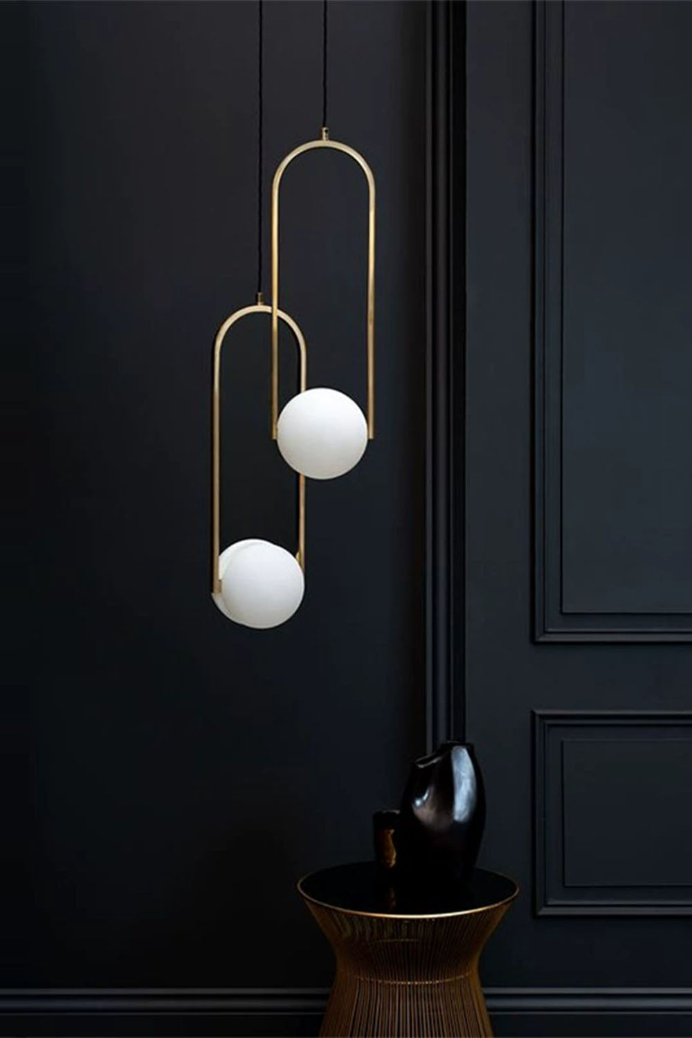 Pearl Arc Pendant Lamp - view 3 | everlamps