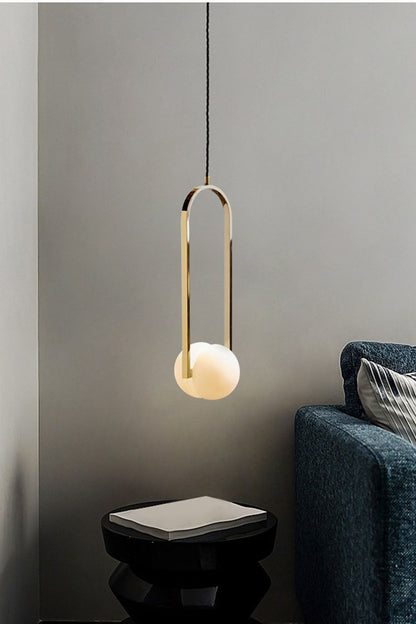 Pearl Arc Pendant Lamp - view 2 | everlamps