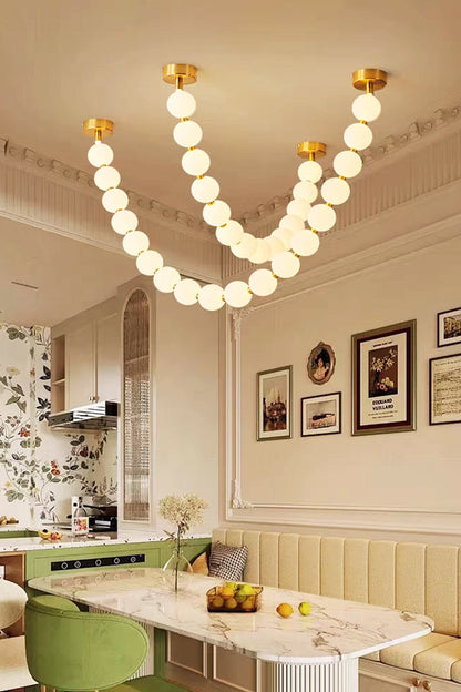 Pearl Necklace Chandelier - view 14 | everlamps