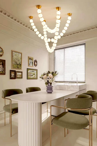 Pearl Necklace Chandelier - view 15 | everlamps