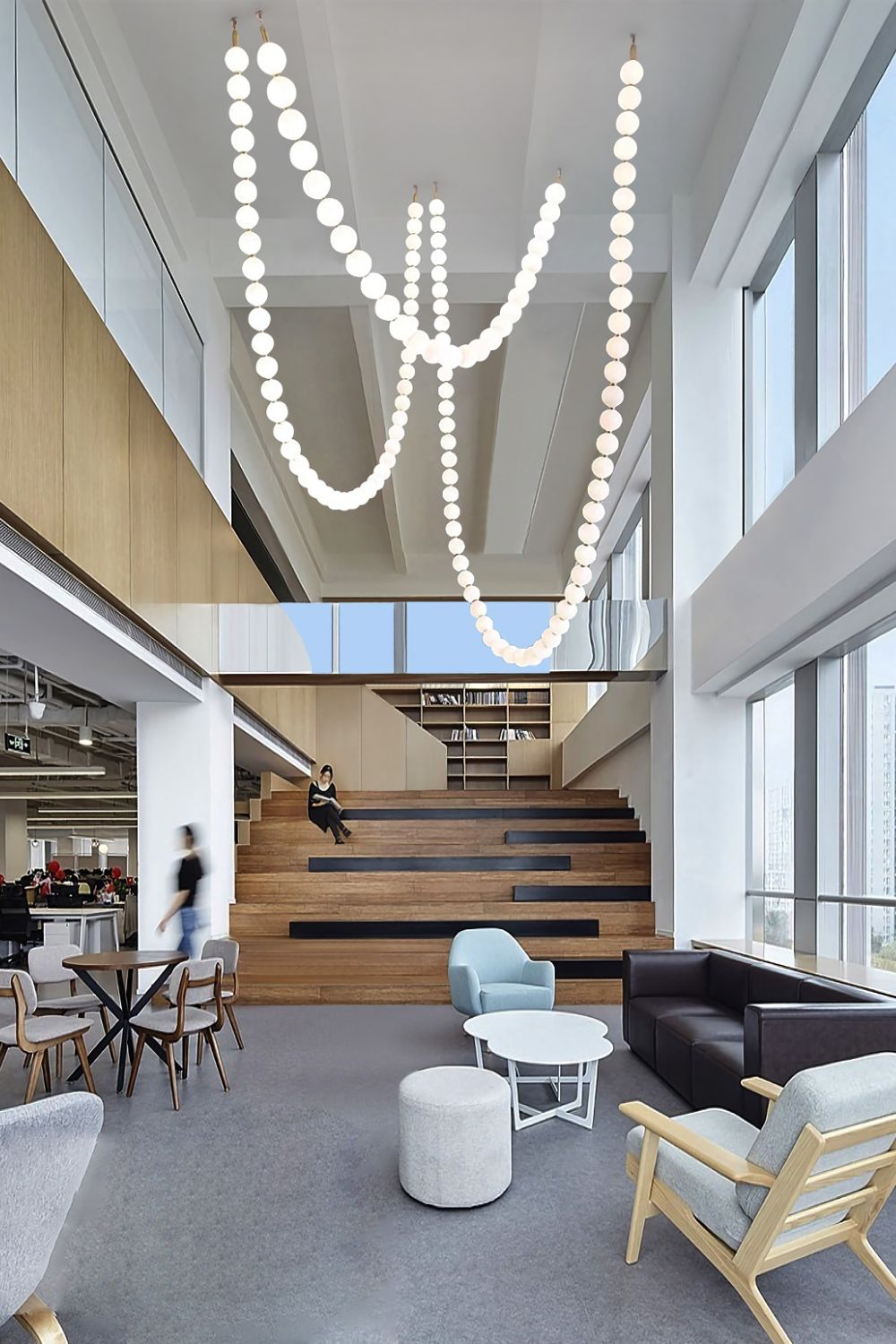 Pearl Necklace Chandelier - view 5 | everlamps