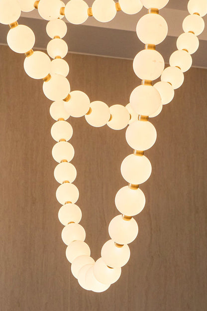 Pearl Necklace Chandelier - view 25 | everlamps