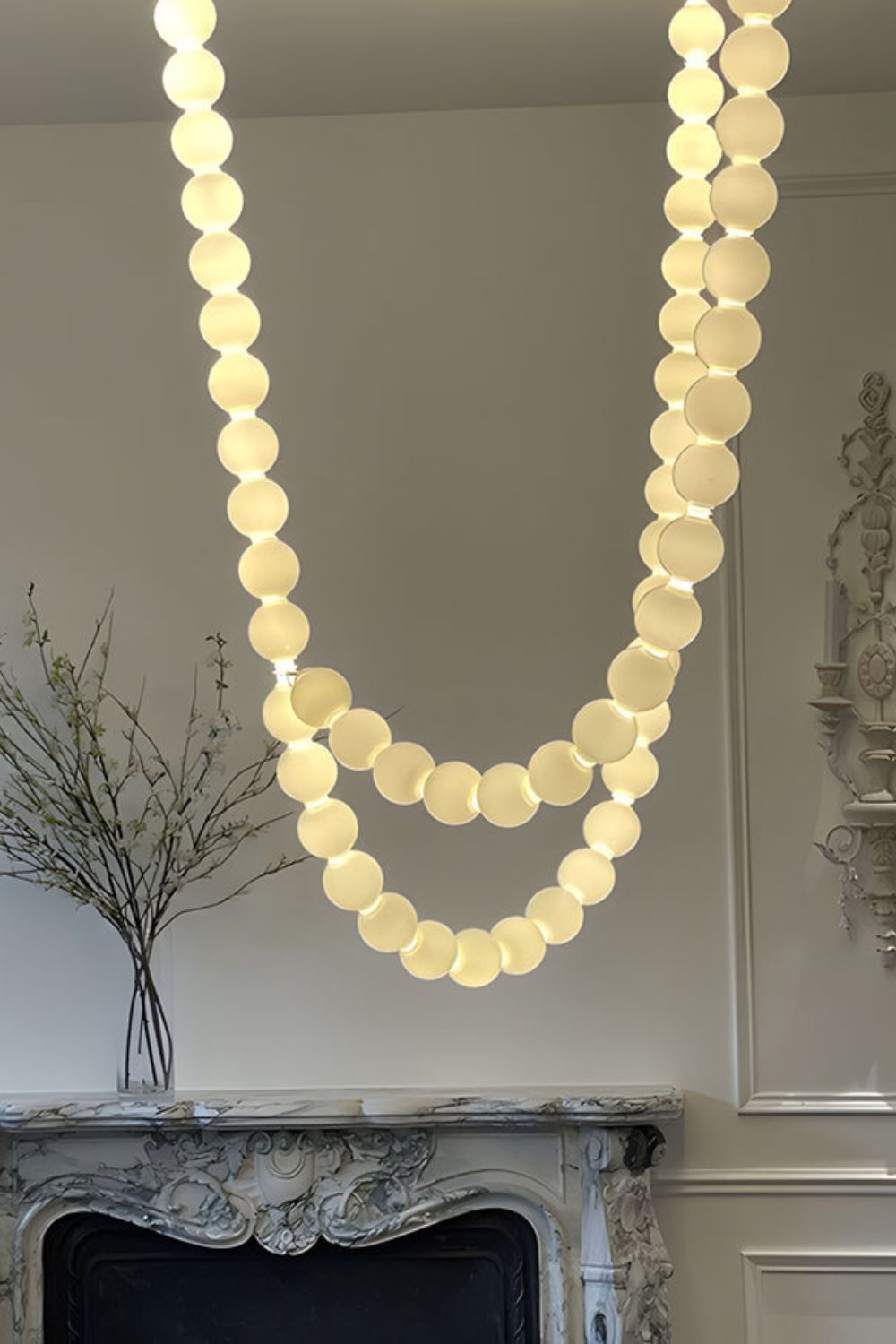 Pearl Necklace Chandelier 12cm - view 10 | everlamps