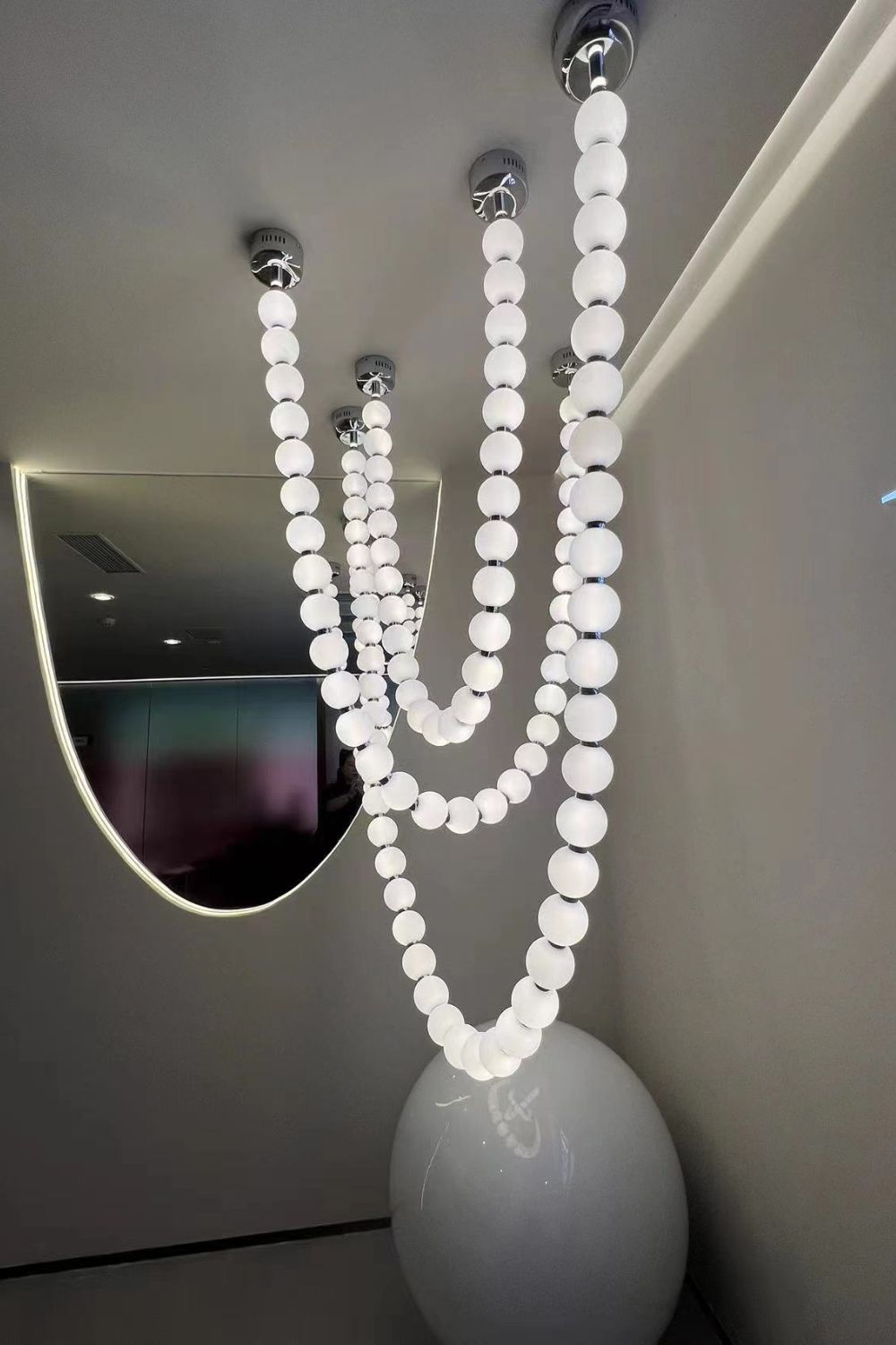 Pearl Necklace Chandelier 12cm - view 5 | everlamps