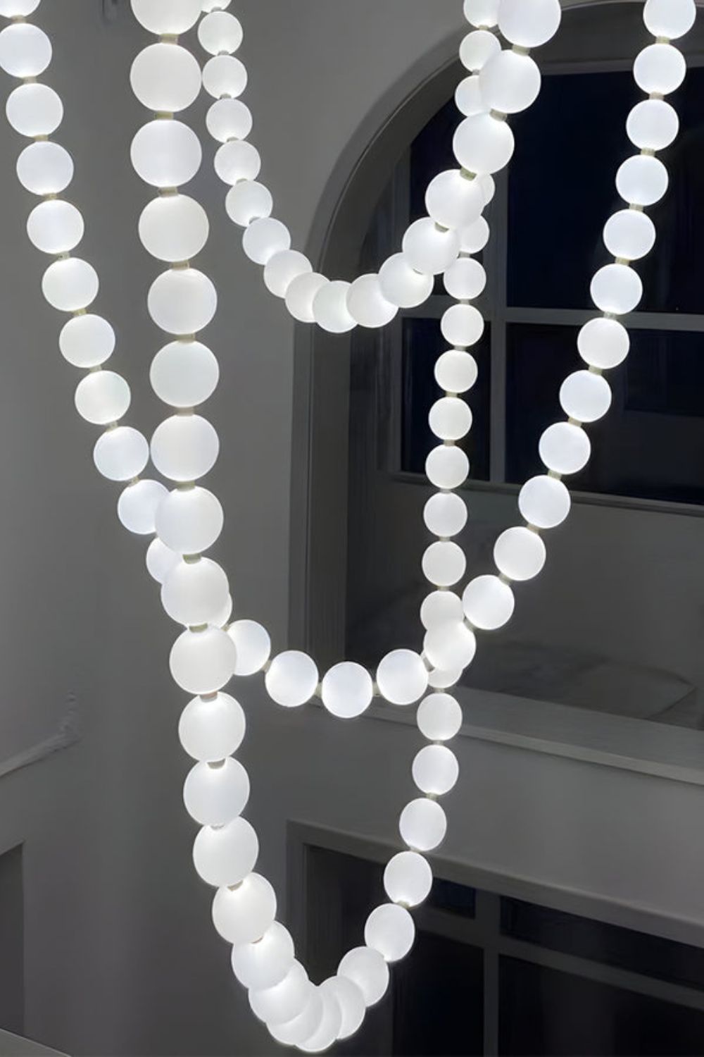 Pearl Necklace Chandelier 12cm - view 16 | everlamps