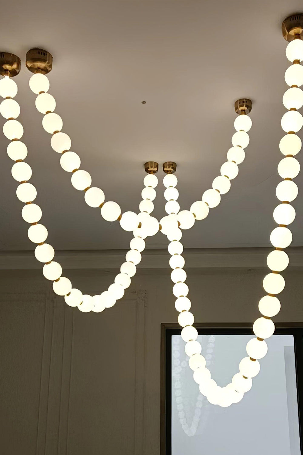 Pearl Necklace Chandelier - view 19 | everlamps