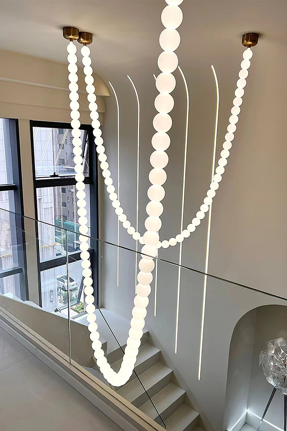 Pearl Necklace Chandelier - view 21 | everlamps