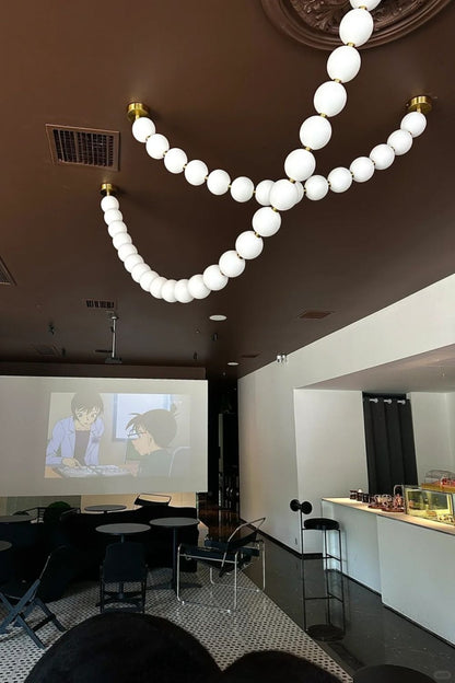 Pearl Necklace Chandelier 12cm - view 17 | everlamps