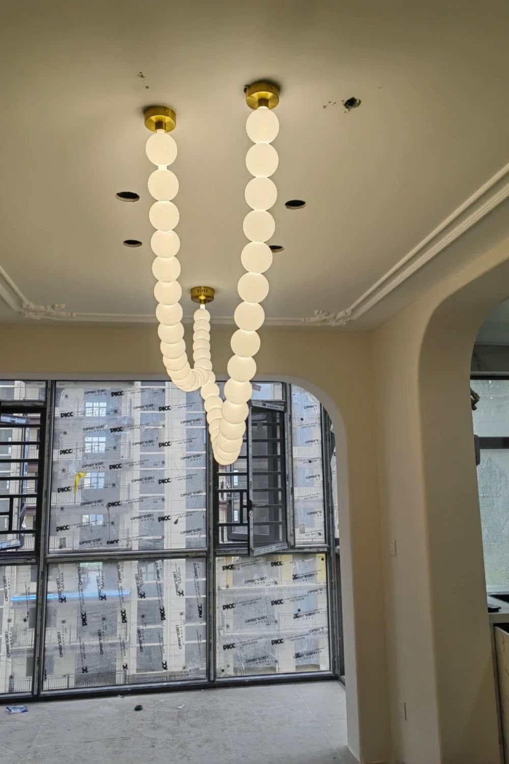 Pearl Necklace Chandelier 12cm - view 9 | everlamps