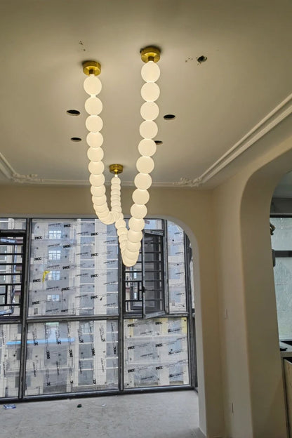 Pearl Necklace Chandelier 12cm - view 9 | everlamps