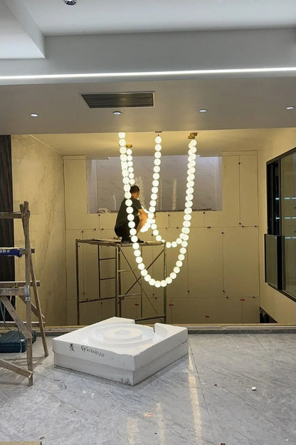 Pearl Necklace Chandelier 12cm - view 12 | everlamps
