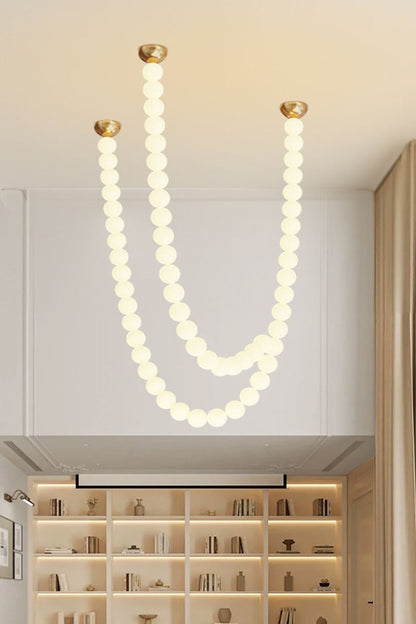 Pearl Necklace Chandelier - view 13 | everlamps
