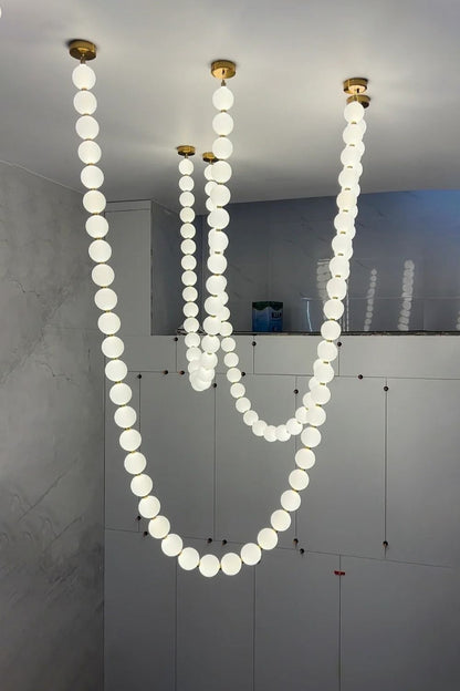 Pearl Necklace Chandelier 12cm - view 31 | everlamps