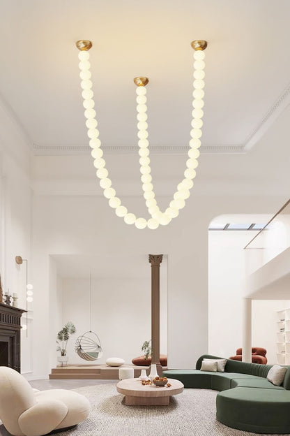 Pearl Necklace Chandelier - view 18 | everlamps