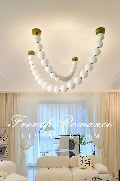 Pearl Necklace Chandelier - view 24 | everlamps