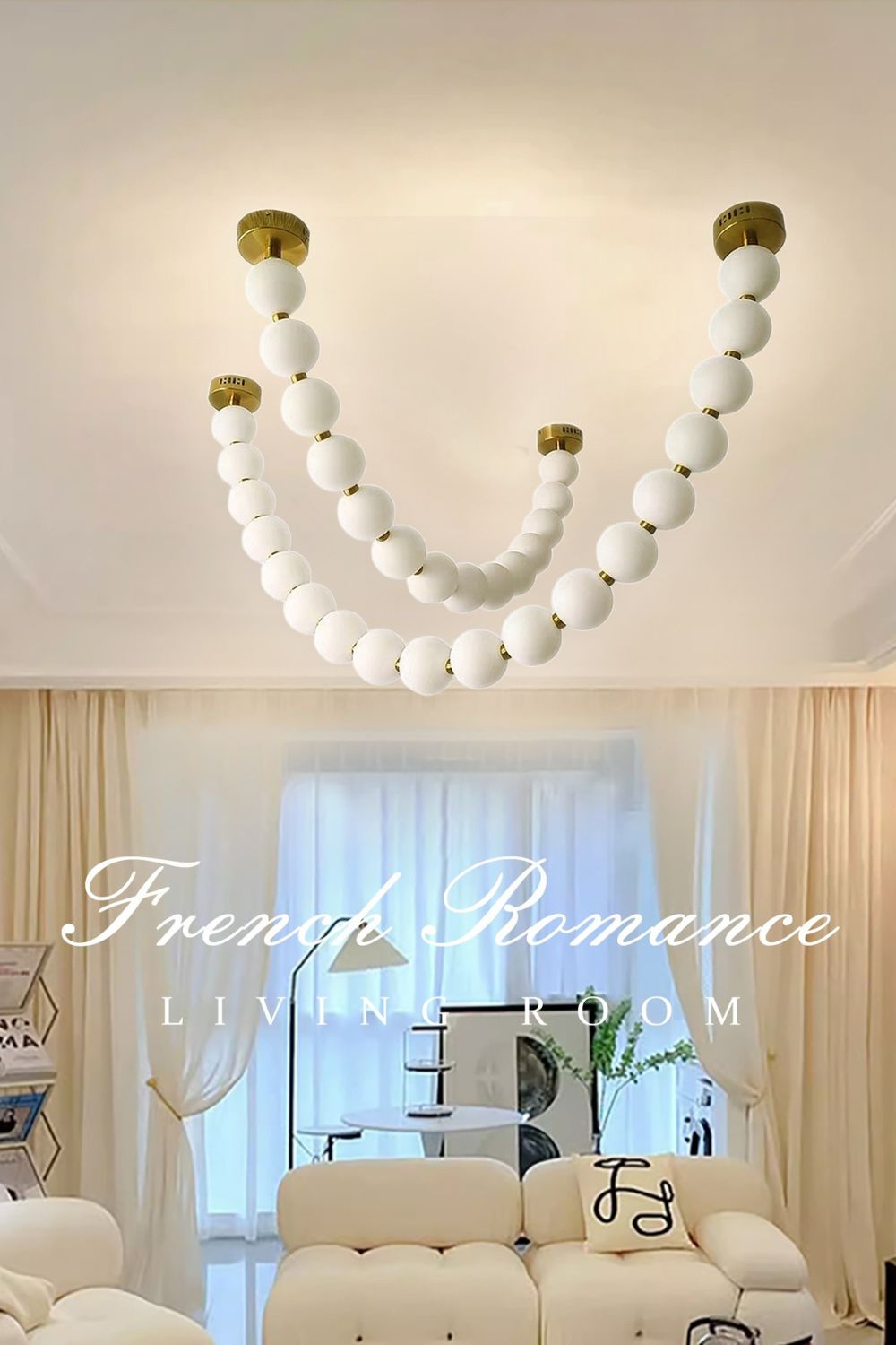 Pearl Necklace Chandelier 12cm - view 22 | everlamps