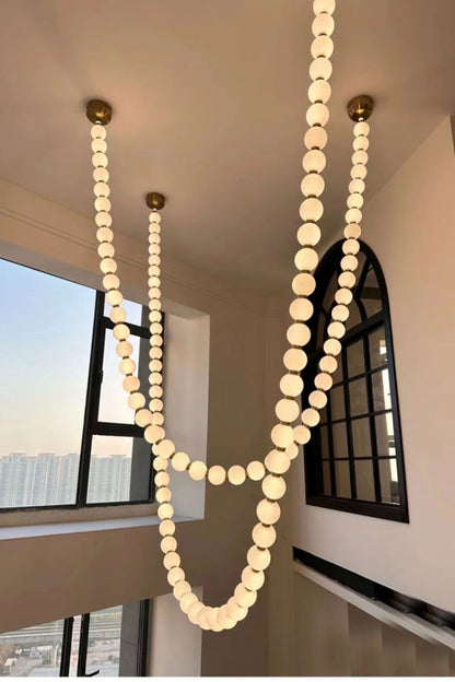 Pearl Necklace Chandelier 12cm - view 24 | everlamps