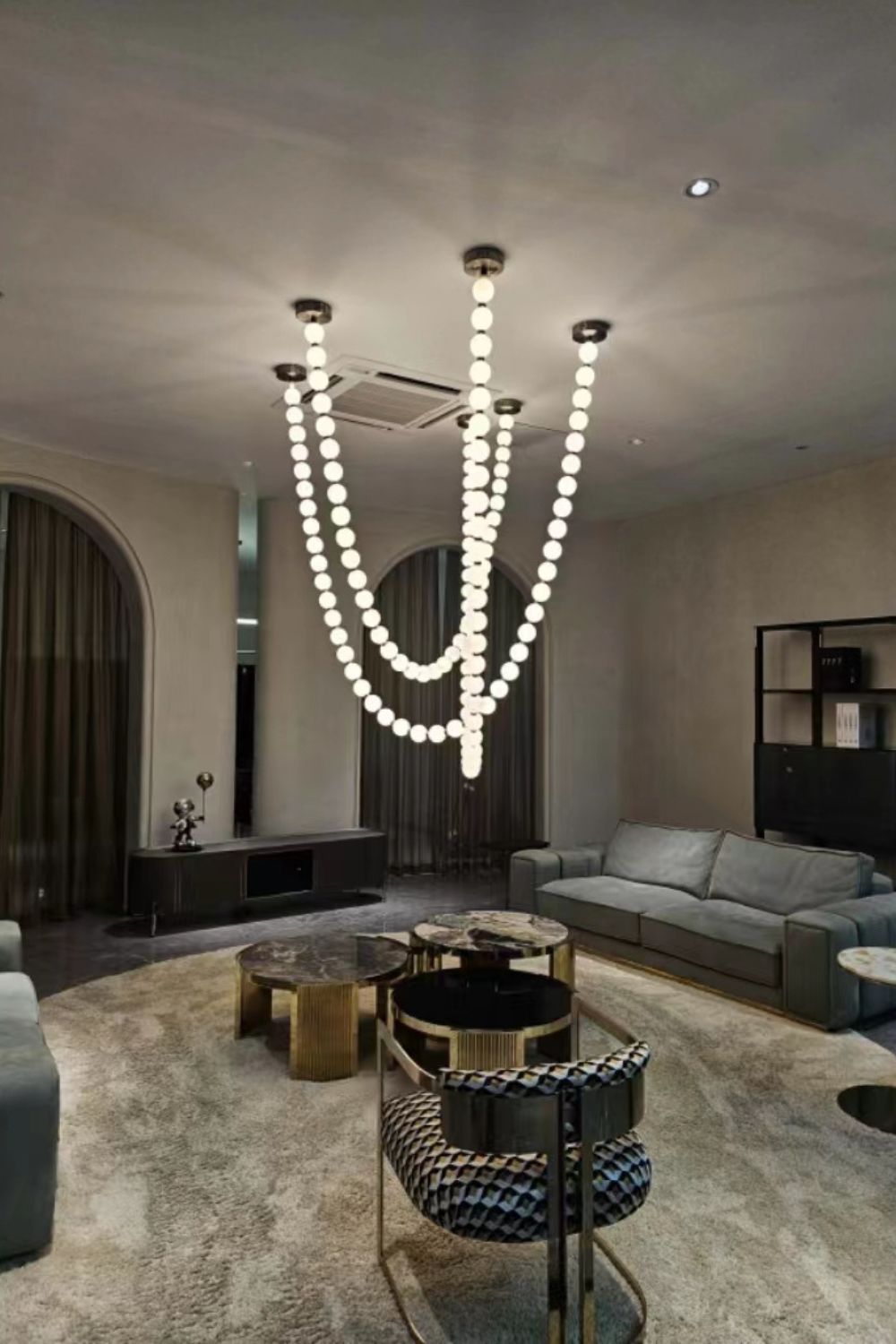 Pearl Necklace Chandelier 12cm - view 13 | everlamps