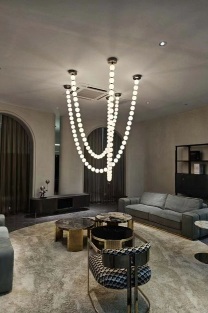 Pearl Necklace Chandelier 12cm - view 13 | everlamps