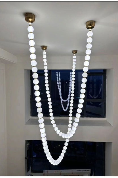 Pearl Necklace Chandelier 12cm - view 34 | everlamps