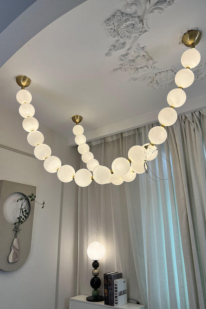 Pearl Necklace Chandelier 12cm - view 38 | everlamps