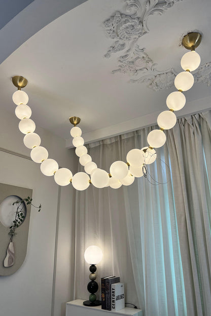 Pearl Necklace Chandelier 12cm - view 39 | everlamps