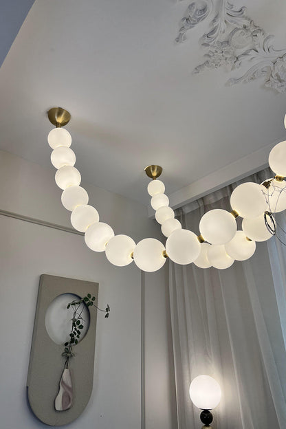 Pearl Necklace Chandelier 12cm - view 40 | everlamps