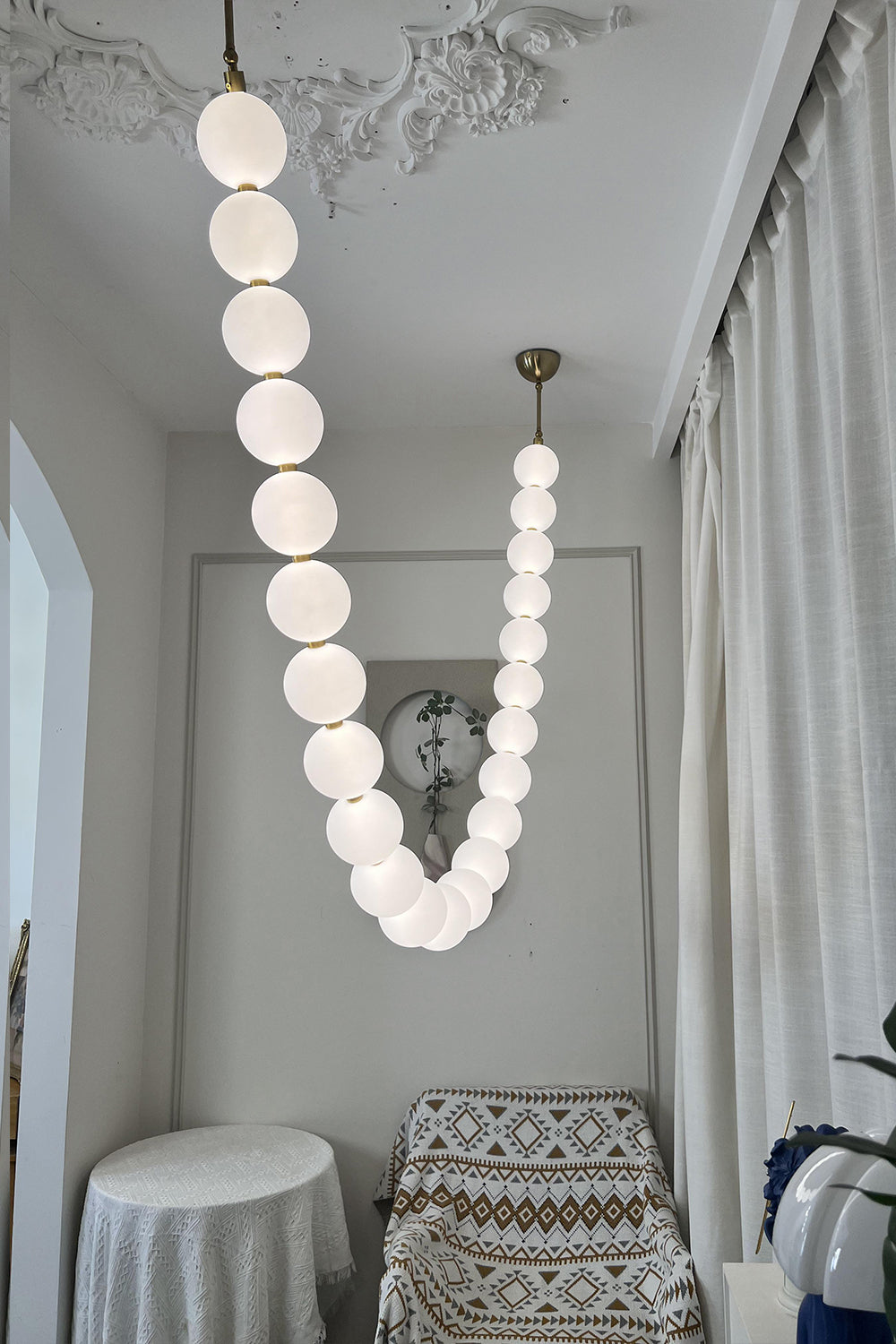 Pearl Necklace Chandelier - view 37 | everlamps