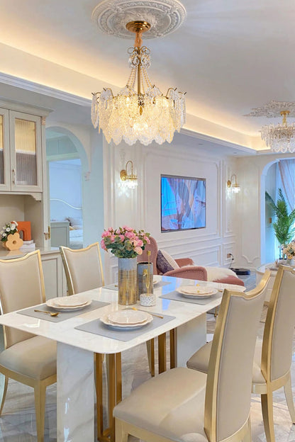 Pearls Glass Chandelier - everlamps