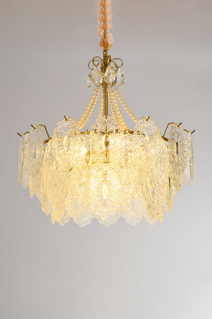Pearls Glass Chandelier - everlamps