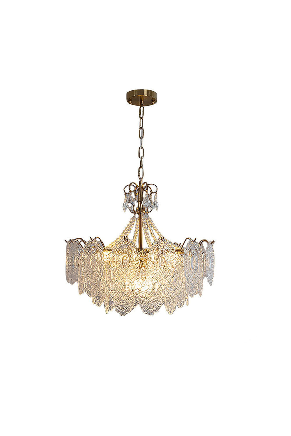 Pearls Glass Chandelier - everlamps