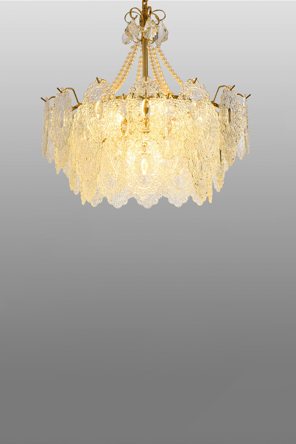 Pearls Glass Chandelier - everlamps
