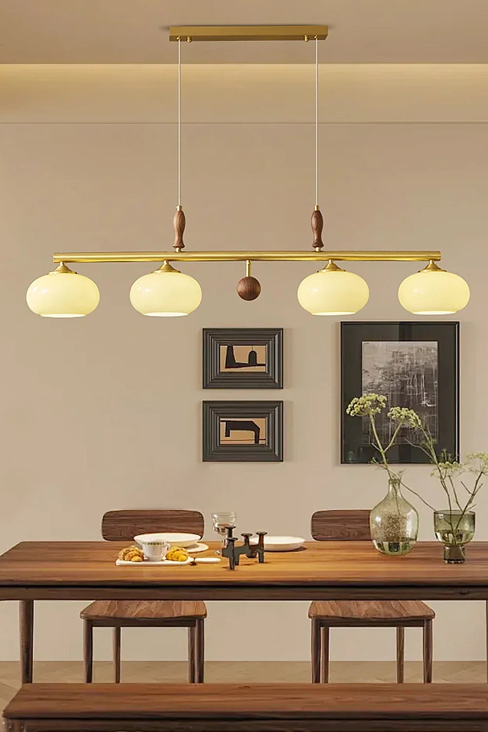 Persimmon Restaurant Chandelier - view 6 | everlamps
