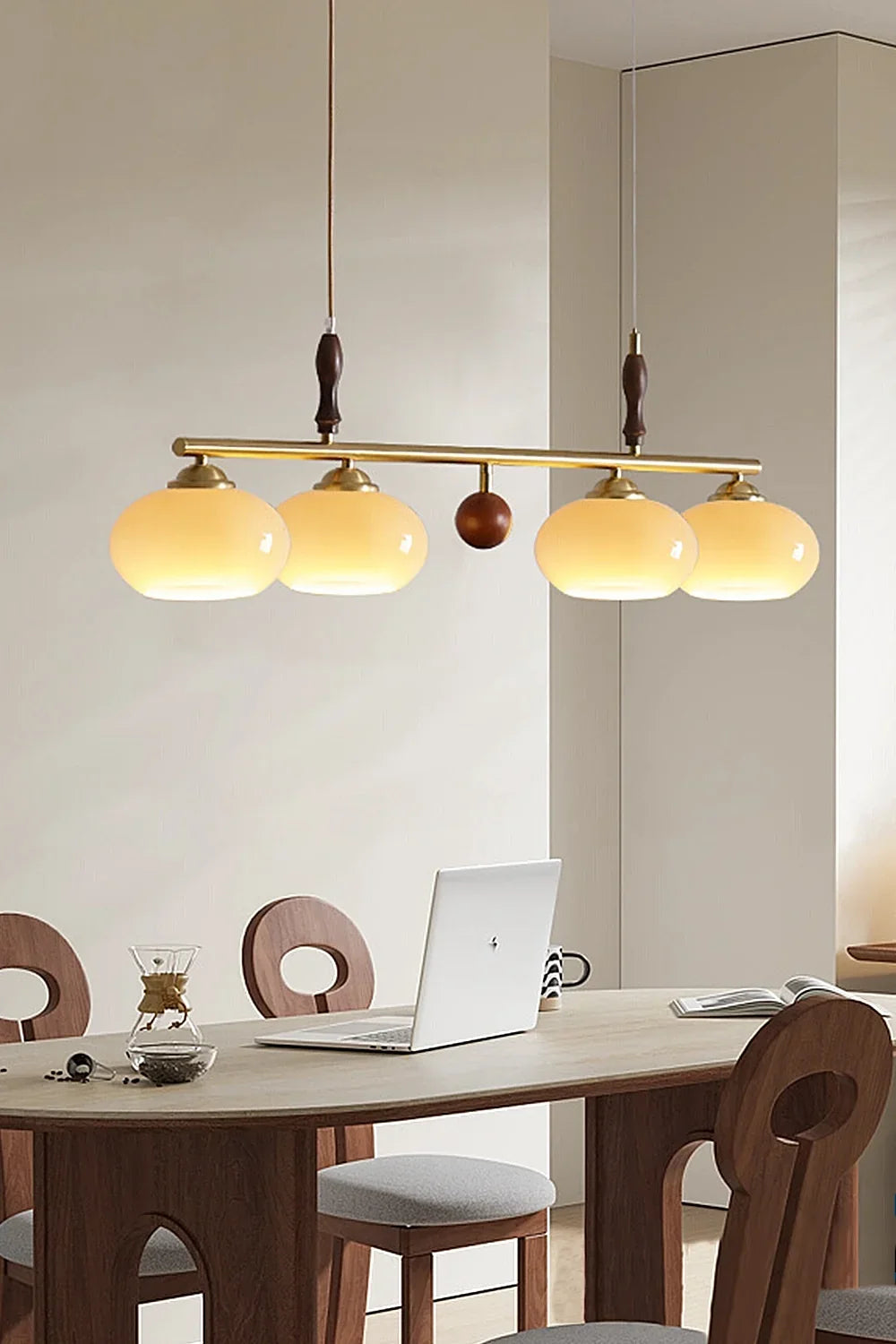 Persimmon Restaurant Chandelier - view 2 | everlamps
